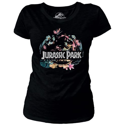 T-shirt Femme Jurassic Park - Jurassic Park Tropical Flower