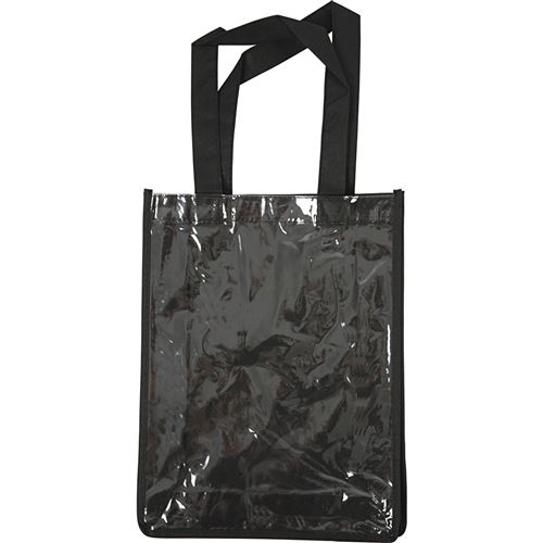 Creative sac avec façade en plastique 30 x 23 x 7 cm noir