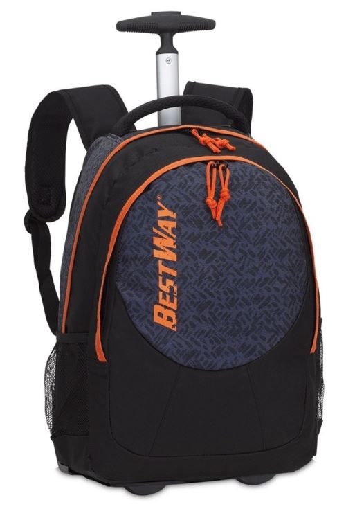 Bestway sac à dos trolley noir / bleu foncé / orange 25 litres
