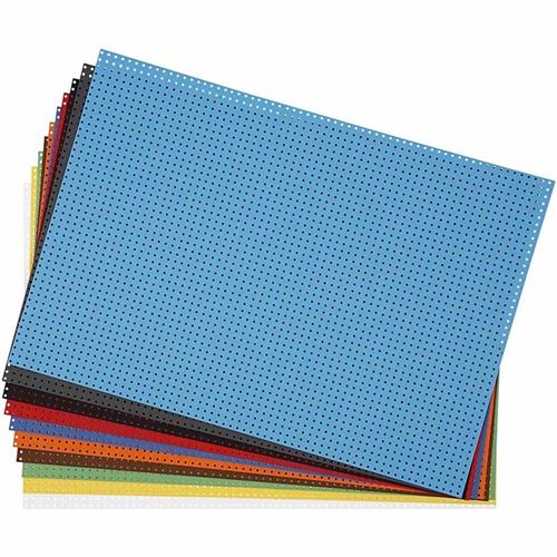 Creotime feuille de broderie Points de croix 23 x 33 carton 10 pièces