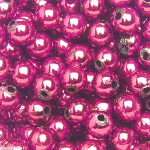 Perles de décoration Violet 6 mm - env 650 pcs