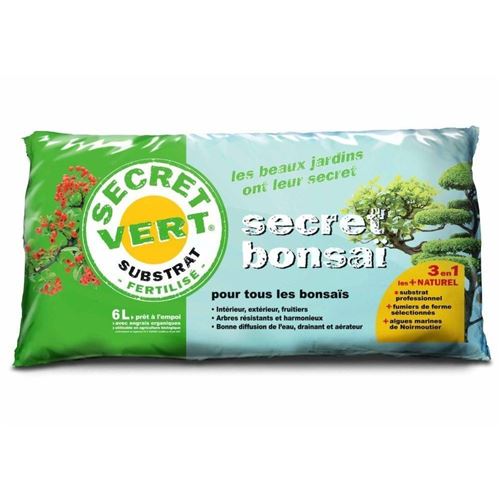 Secret Vert - Terreau pour bonsaïs 3kg