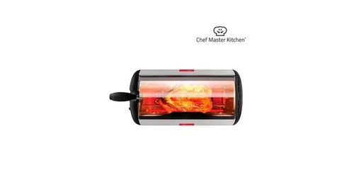 Four électrique portable smart rotisserie s avec livre de recettes 600w