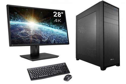 Pack PC Professionnel Watercooling, Intel i9-9980XE, 2x Geforce RTX 3090, 128Go RAM, 1To SSD 970 Evo, 4To HDD, écran 28 4K, c/s et Win 10 Pro