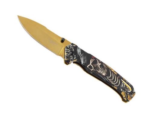 herbertz - 589512 - couteau herbertz squelette 12cm inox dore