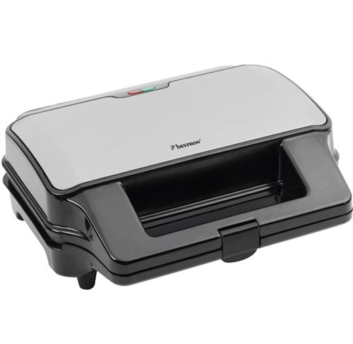 Croque-gaufre-gril 3en1 900w noir/inox - ASG90XXL - BESTRON