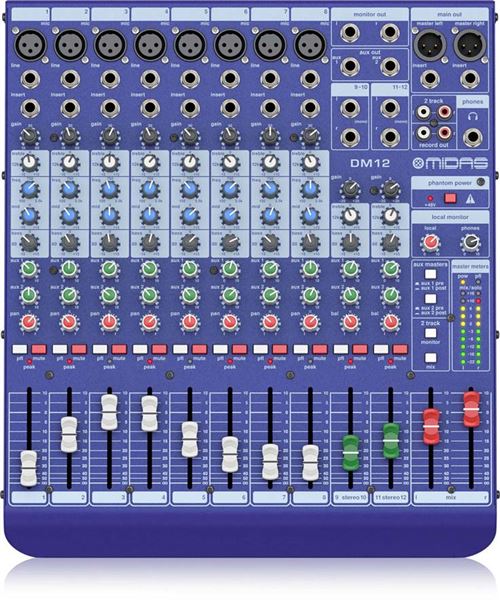 Midas DM12 console de mixage analogique