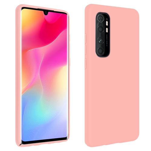 Coque Pour Xiaomi Mi Note 10 Lite Silicone Semi-rigide Finition Soft Touch Rose