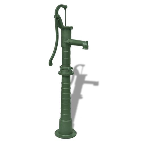 vidaXL Pompe à eau de jardin avec support Fonte
