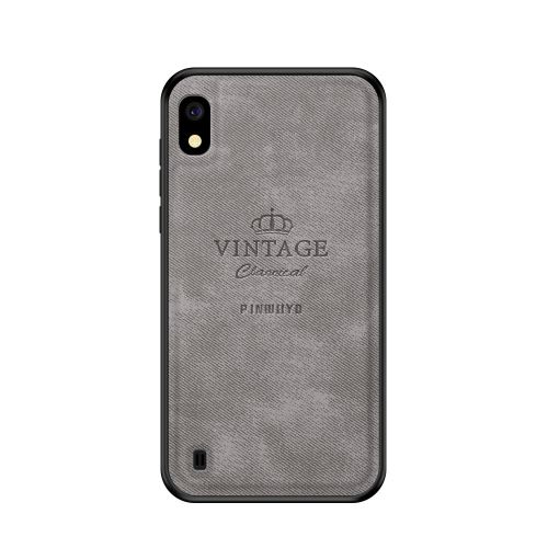 Etui en PU Honorable Series hybride gris pour votre Samsung Galaxy A10