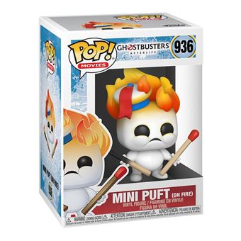 Figurine Funko Pop! N°936 - Sos Fantomes - Mini Puft En Feu Avec Allumettes