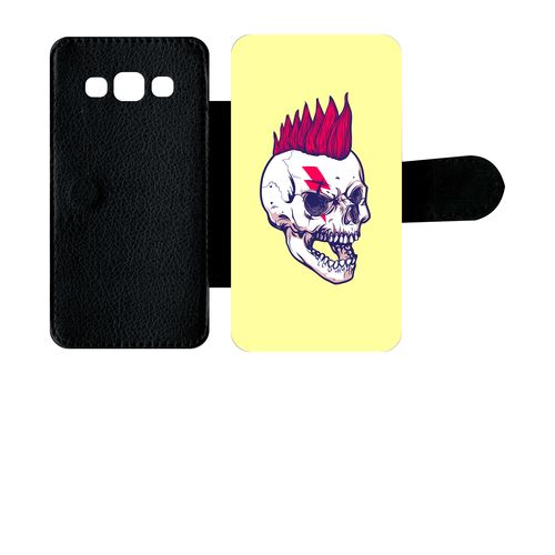 Etui À Rabat Samsung Galaxy A3 Motard Crane Rouge