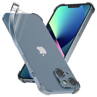 ebestStar Coque pour iPhone 13 mini Gel Silicone Coins Rebords Renforcés Antichoc, Transparent - 1