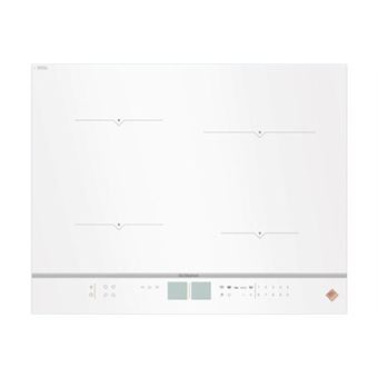 De Dietrich DPI7670W - Fascination Collection - table de cuisson à induction - 4 plaques de cuisson - Niche - largeur : 56 cm - profondeur : 49 cm - blanc