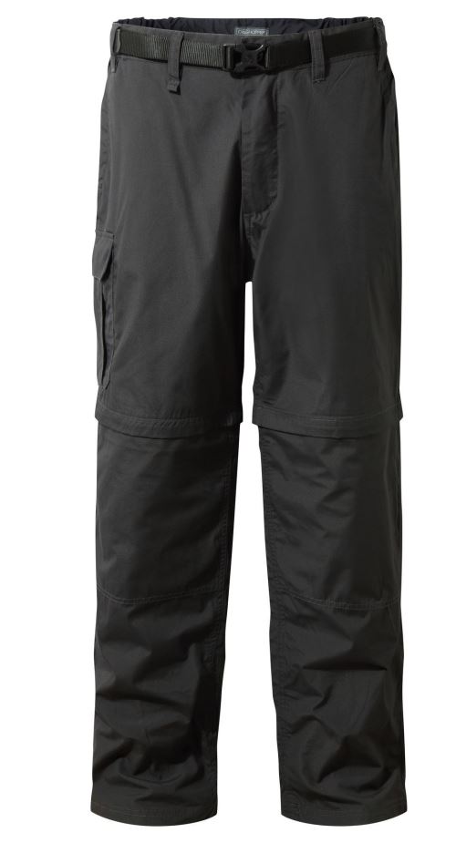 Craghoppers pantalon Kiwi Zip-Offde sortie Pepper noir pour homme