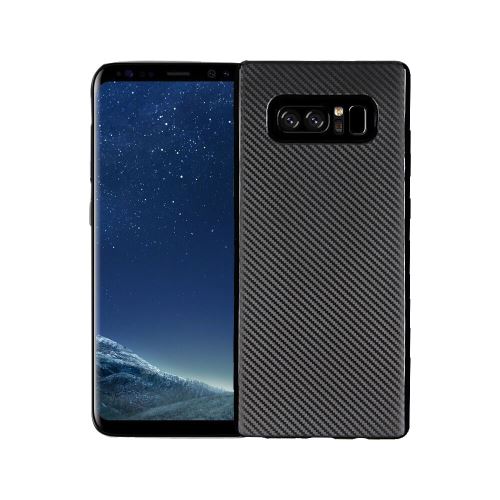 Coque en TPU fibre de carbone souple noir pour votre Samsung Galaxy S10