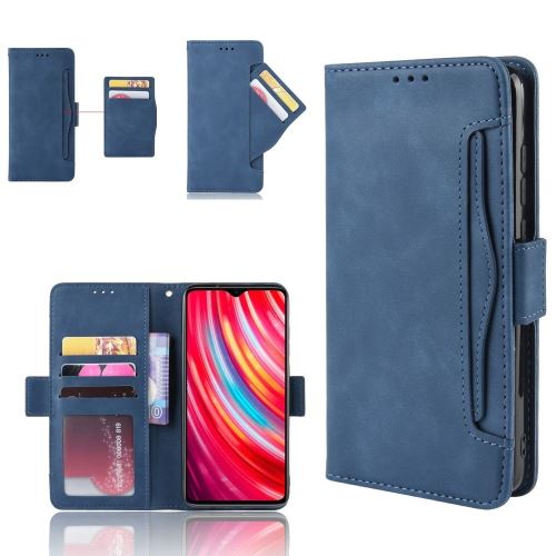 Etui Samsung Galaxy A71 Portefeuille Bleu Coque Housse En Cuir Pu hfs-house®