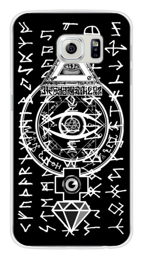 Coque en silicone imprimée compatible Samsung Galaxy S6 Esoteric