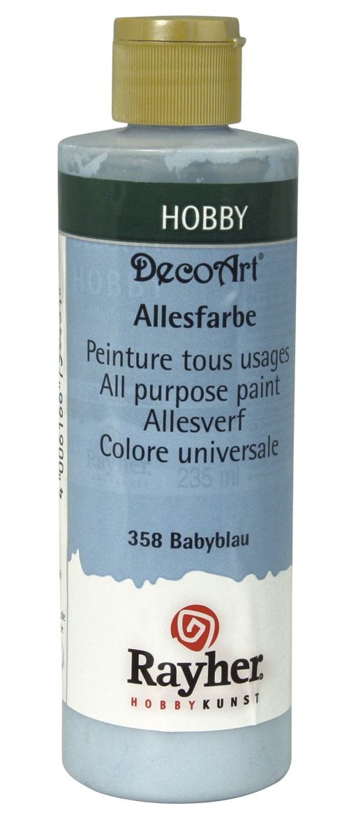 Peinture acrylique premium bleu clair 235 ml - decoart