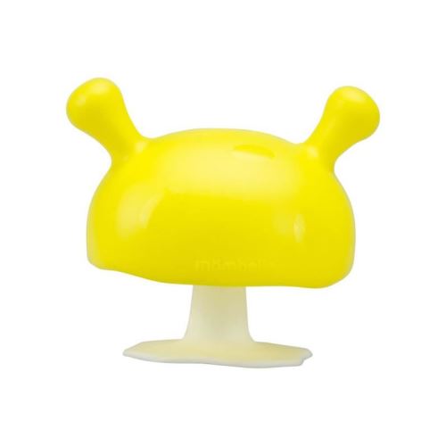 Mombella Jouet de Dentition Forme champignon Jaune Taille Unique