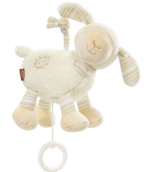 Fehn boîte à musique crème de mouton 16 cm