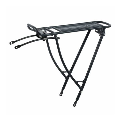 Porte bagage velo arriere a tringles zefal raider r50 alu noir reglable 26-27,5-28-29 pouces (27kg maxi)