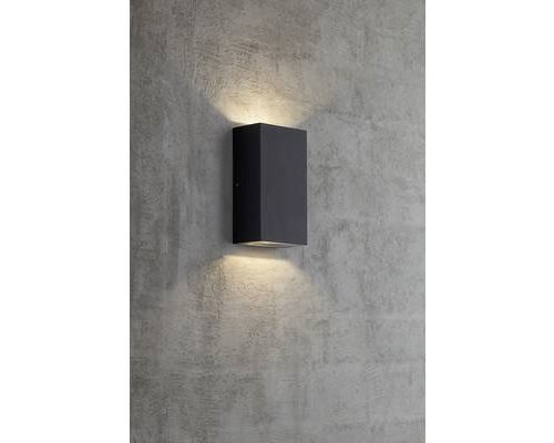 Applique murale noire d'extérieur LED ROLD 16 Cm