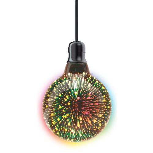 Ampoule LED G125, cuLot E27, fireworks