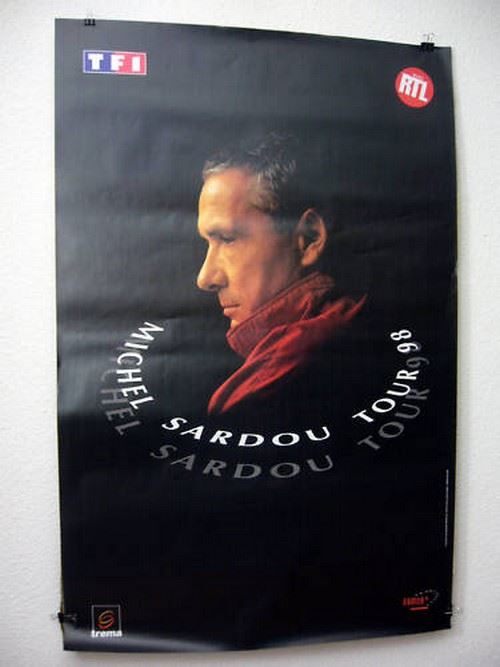 Michel SARDOU - 80x120 cm - AFFICHE / POSTER État correct - N/A reconditionné disponible sur Fnac