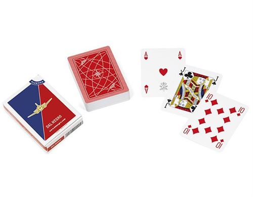 Dal Negro cartes à jouer 8Aereo Club,8 x 6,3 cm PVC rouge 55 pièces