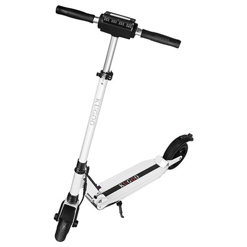 Trottinette électrique pliable Kugoo S3 Blanc - 350W Brushless, 15-30 km/h, 36V 6Ah