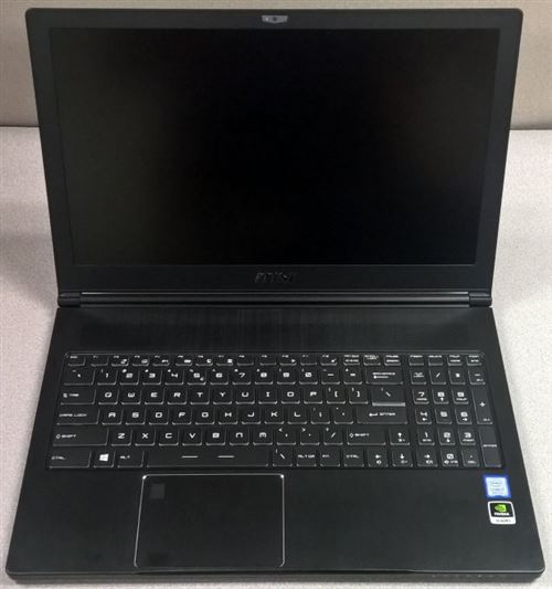  MSI WS63 8SJ 042FR - Intel Core i7 8850H - Win 10 Pro - Quadro P2000 - 32 Go RAM - 512 Go SSD NVMe + 2 To HDD - 15.6"" 3840 x 2160 (Ultra HD 4K) - Wi-Fi 5 