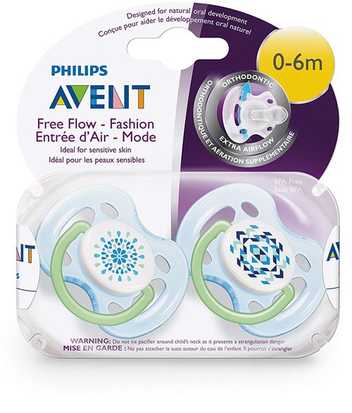 Philips Avent SCF180/25 Sucette Aérée Tendance 0-6 Mois