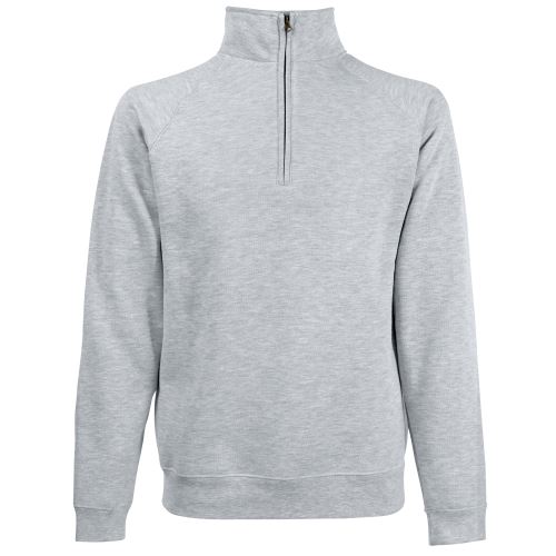 Fruit Of The Loom - Sweatshirt à fermeture zippée 1 quart - Homme (L) (Gris) - UTRW3166