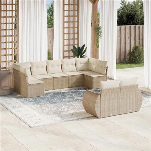 Vidaxl Beige Salon De Jardin Modulable - Image 2