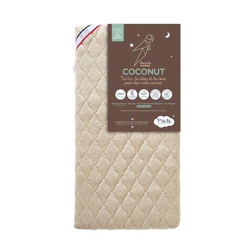 Mon Ptit matelas Coco Nut déhoussable 60x120cm