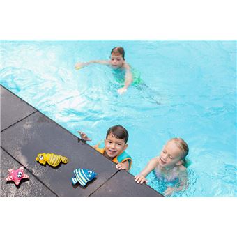 BS Toys animaux plongeurs 3 pièces bleu/rose/jaune