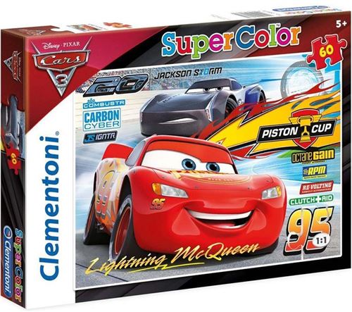 Clementoni puzzle Supercolor Cars 2 60 pièces