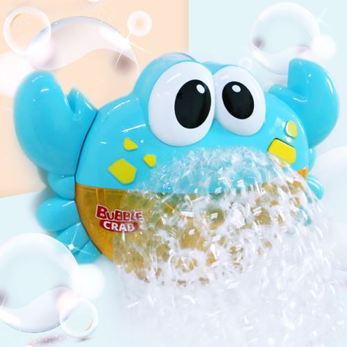 Bubble Machine Big Crab Maker automatique Bubble ventilateur Musique jouets de bain pour bébé