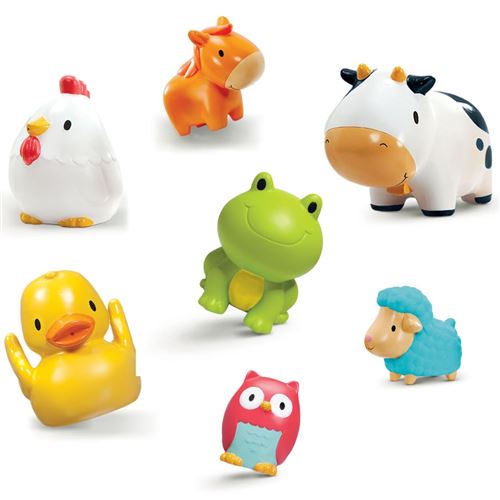 Munchkin Lot de 8 jouets de bain animaux sauvages, multicolore : :  Jeux et Jouets