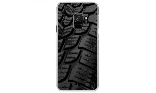 Coque rigide transparente pour Samsung Galaxy S9 avec impression Motifs pneu