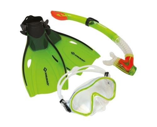 SCHILDKRÖT Junior Schnorchel Set Bermuda - 3-teilig, Größe L/XL, Größe L/XL in Grün