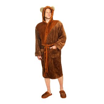 Robe De Chambre A Capuche En Laine Polaire Star Wars Ewok Achat