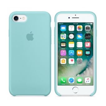 coque iphone 8 silicone turquoise