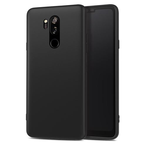 Coque en TPU ultra-mince dépoli noir pour votre LG G7 ThinQ
