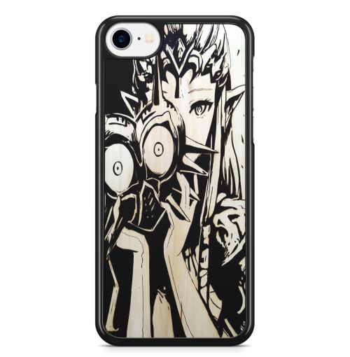 Coque Fifrelin Noire pour iPhone 11 Princesse Zelda Majoras Mask