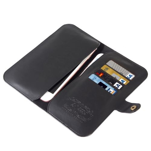 iPhone 7 Housse Etui Cuir PU Noir Horizontal ALS47930