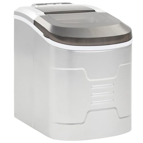 vidaXL Appareil à glaçons Argenté 2,4 L 15 kg / 24 h
