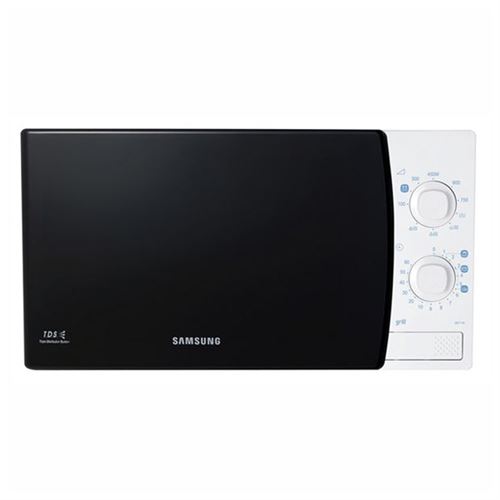 Microondas samsung 20l grill 750w / 1100w ceramica control manual blanco