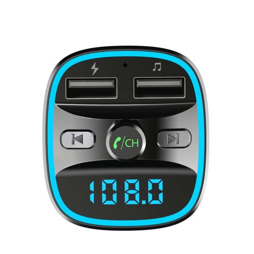 Kit Mains Libres Bluetooth pour Voiture, Transmetteur FM sans fil